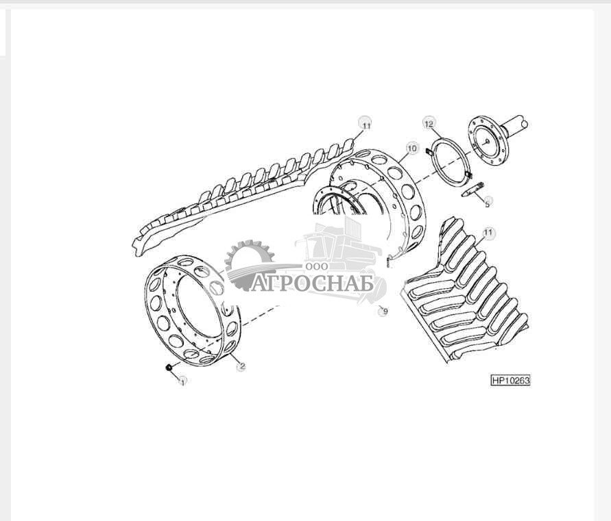 DRIVE WHEEL AND BELT 